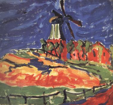 Erich Heckel Windmill,Dangast (nn03) China oil painting art